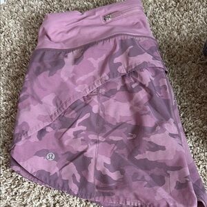 Lululemon Athletica Pink and Purple Shorts
